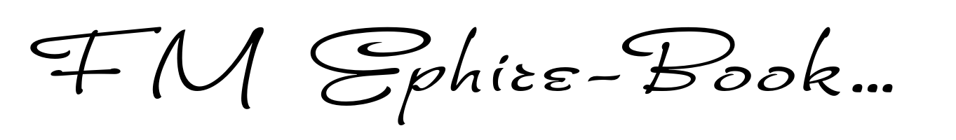 FM Ephire-Book Italic